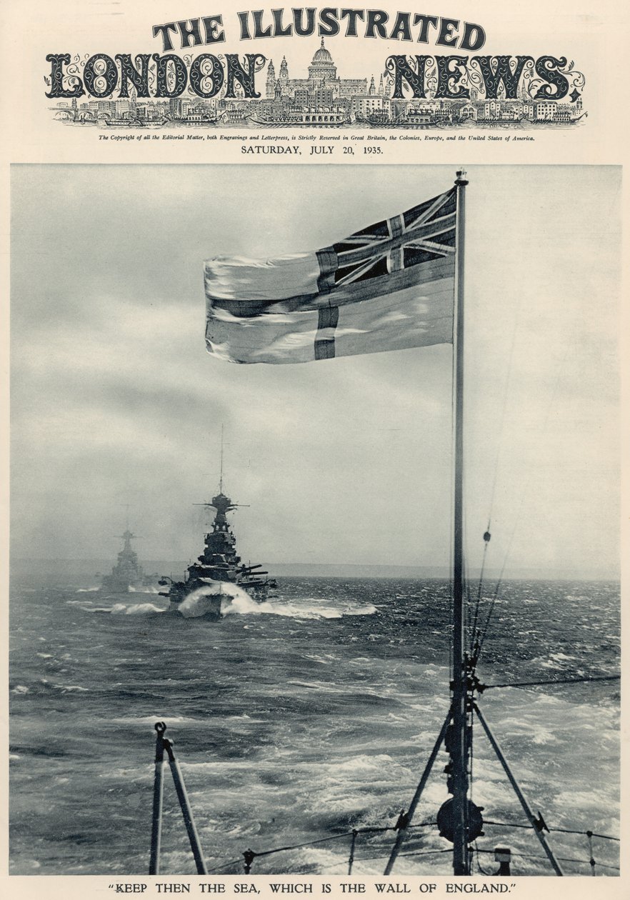 Keep then the Sea, Which is the Wall of England by English School