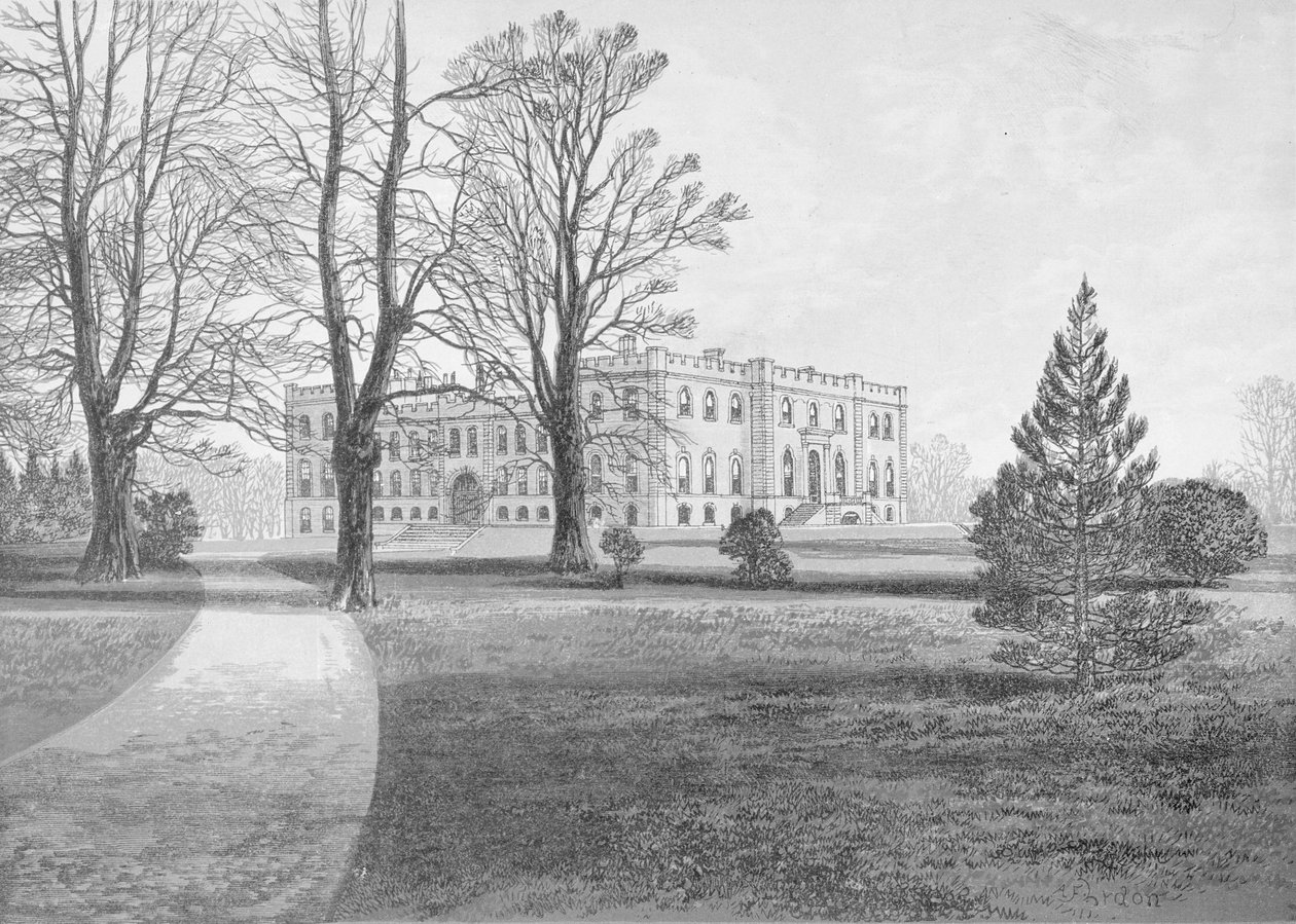 Kimbolton Castle by English School