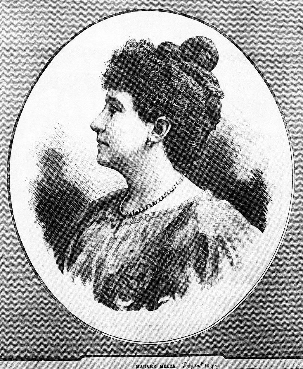 Madame Melba, 1894 by English School