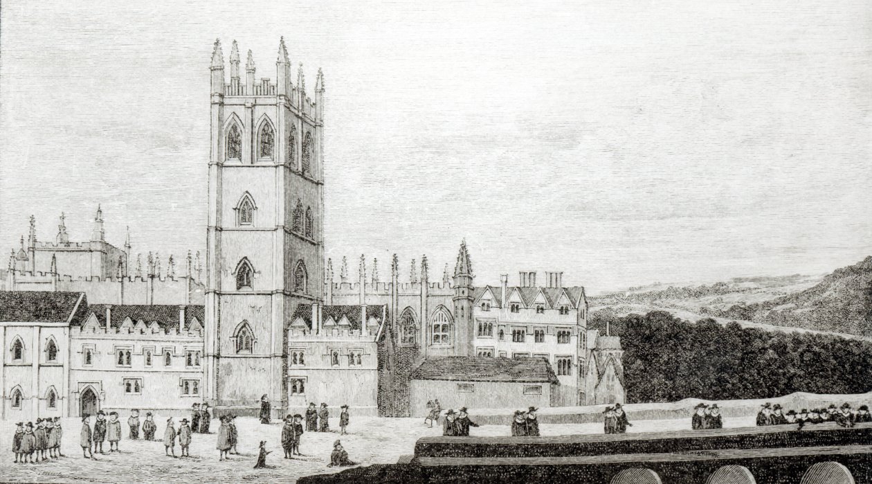 Magdalen College, Oxford in the 17th Century by English School