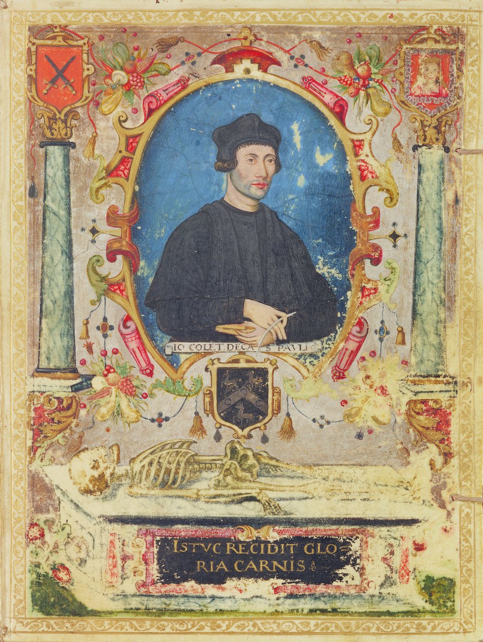 Memorial Portrait of John Colet by English School
