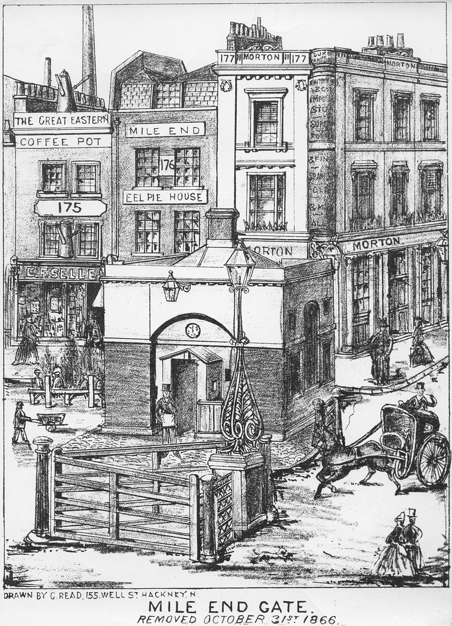 Mile End Gate by English School
