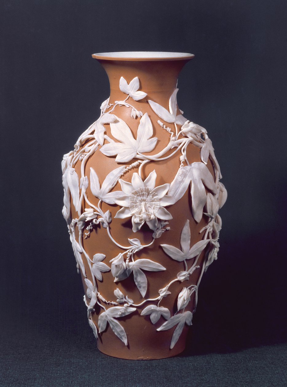 Minton Parian Ware vase, 1894 by English School