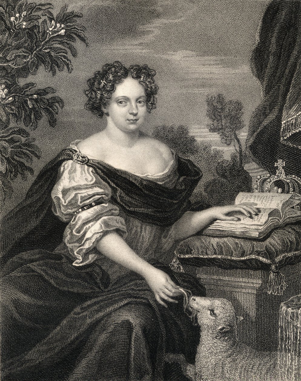 Portrait of Catherine of Braganza (1638-1705), from 