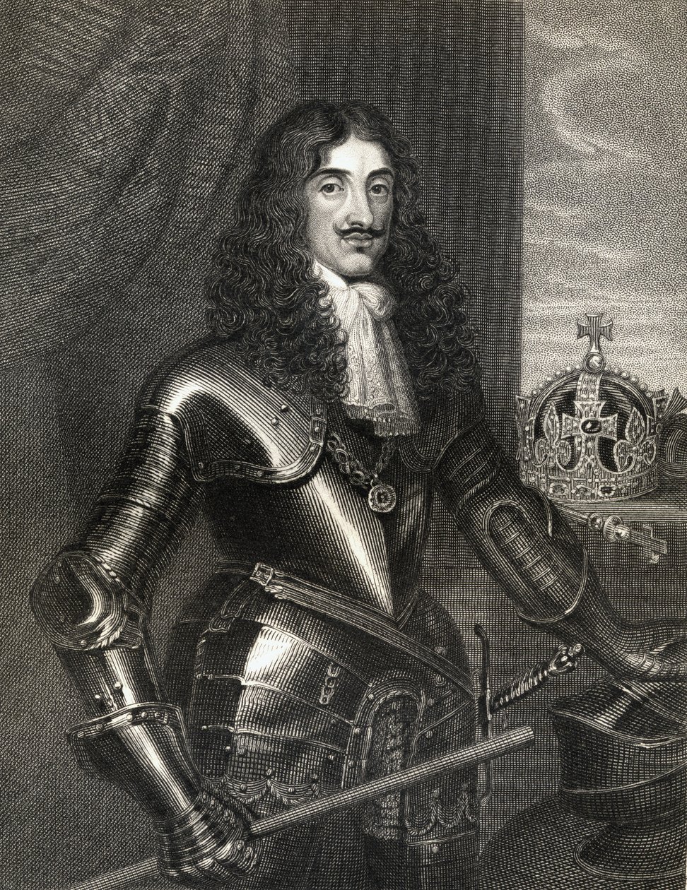 Portrait of King Charles II from 