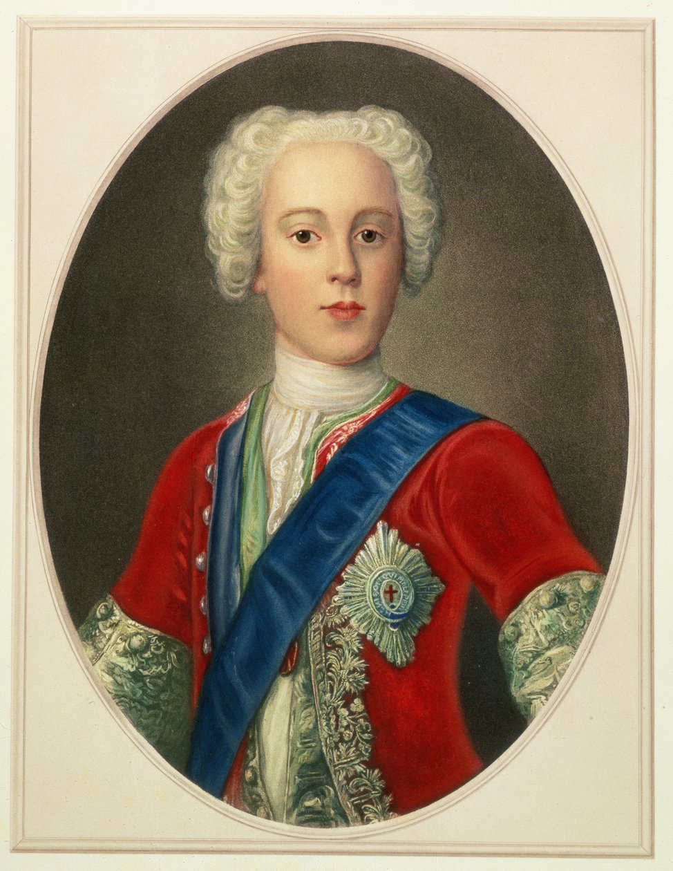 Portrait of Prince Charles Edward Louis Philip Casimir Stewart the Young Pretender or 