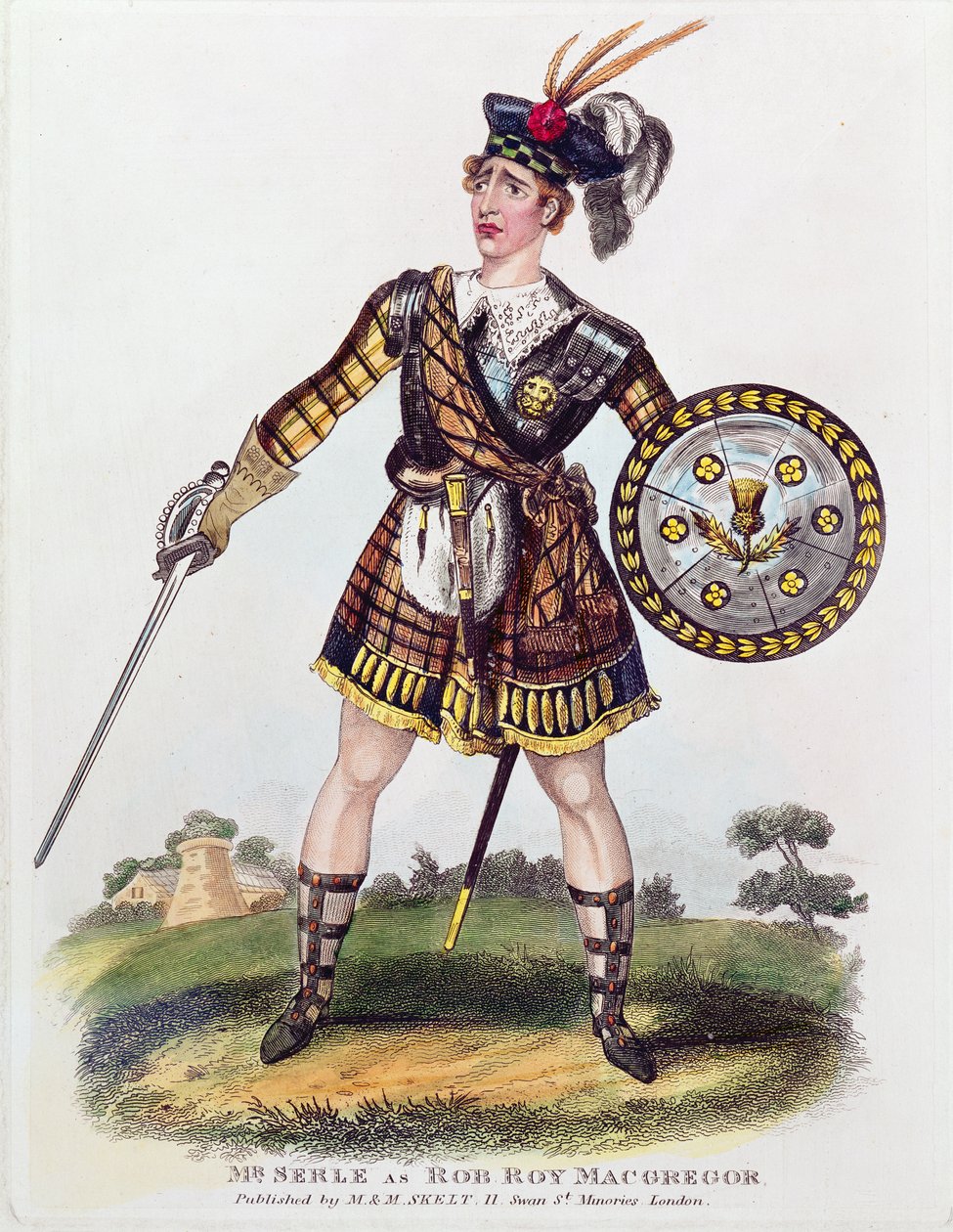 Portrait of Thomas James Serle as Rob Roy Macgregor by English School