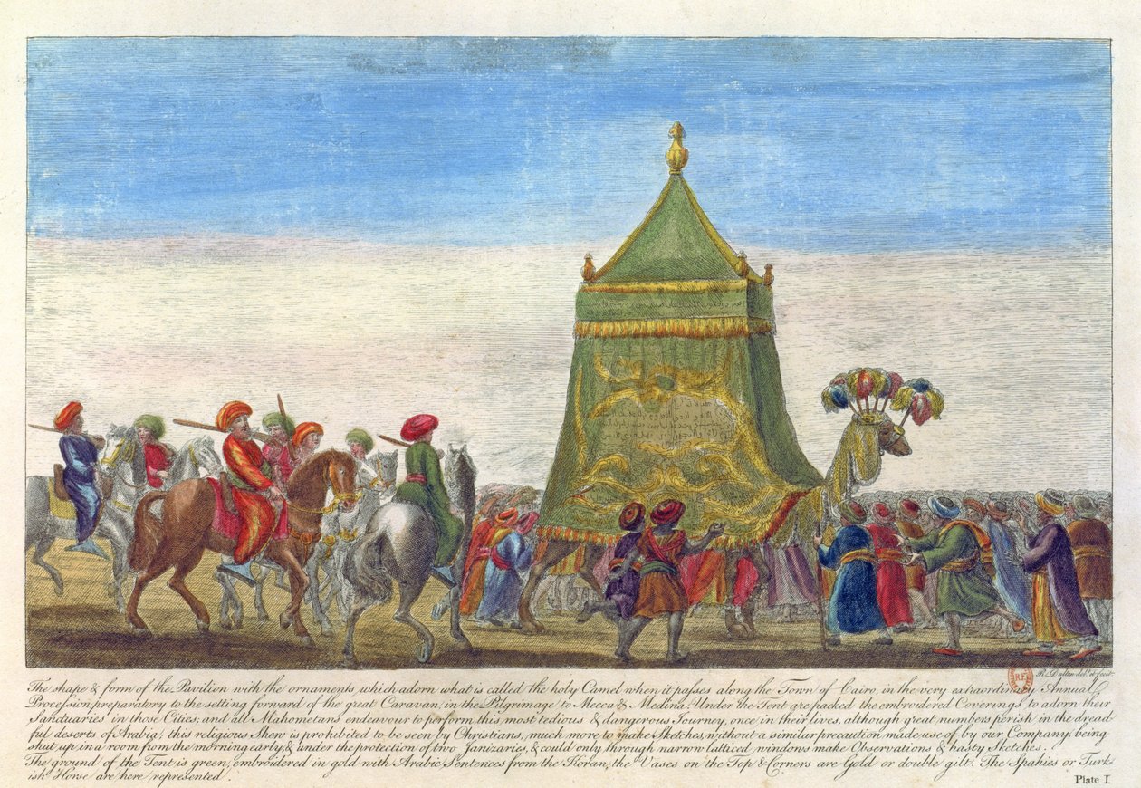 Religious Parade Celebrating the Annual Departure for Mecca by English School