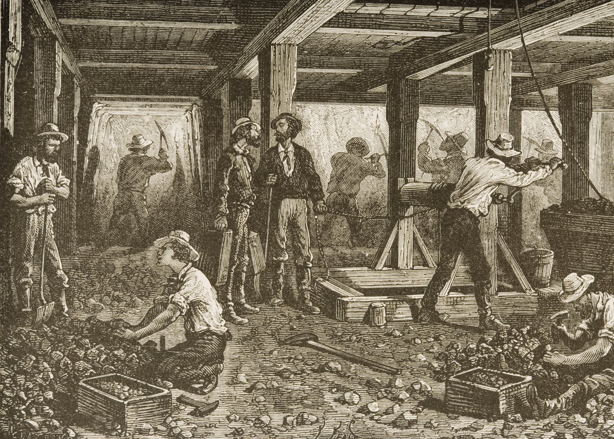 Silver Mining in Nevada, from 