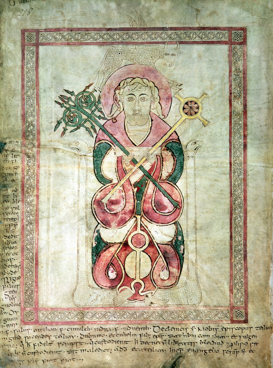 St. Luke and his winged calf, title page to St. Luke