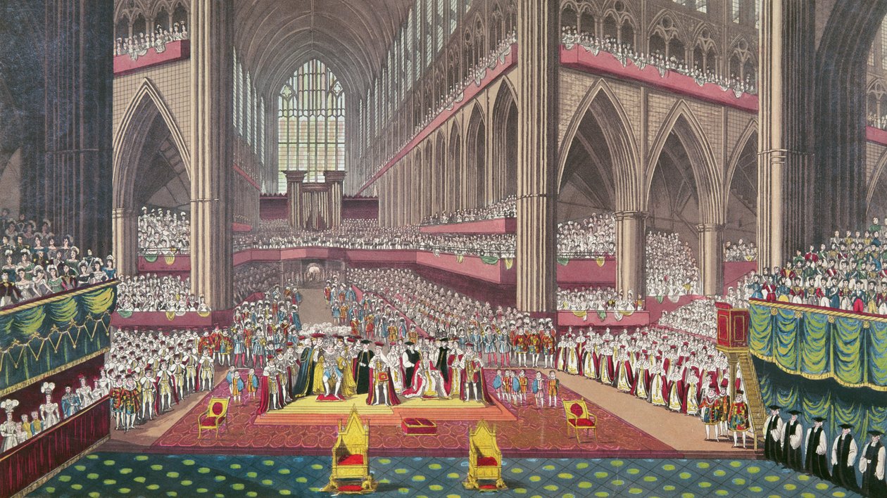 The Coronation of King William IV and Queen Adelaide by English School