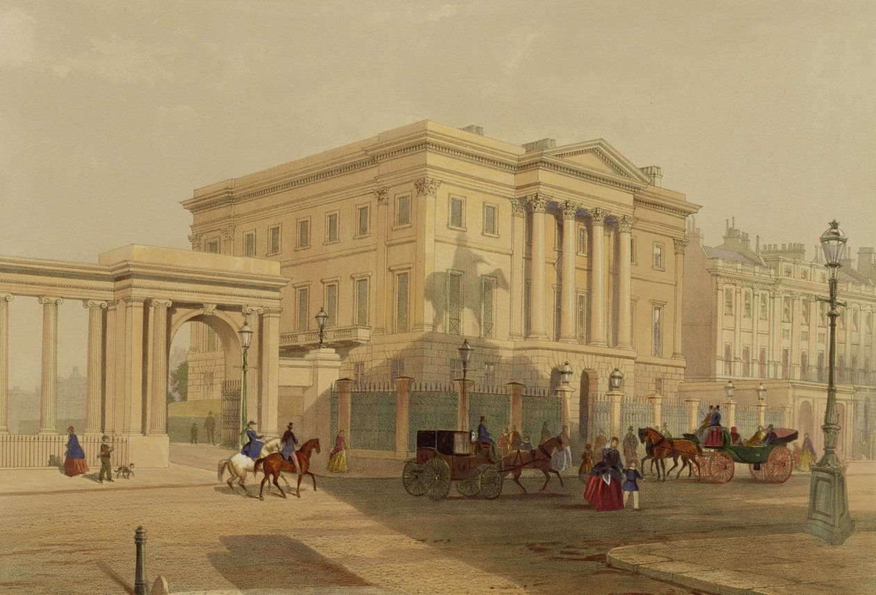 The Exterior of Apsley House, 1853 by English School