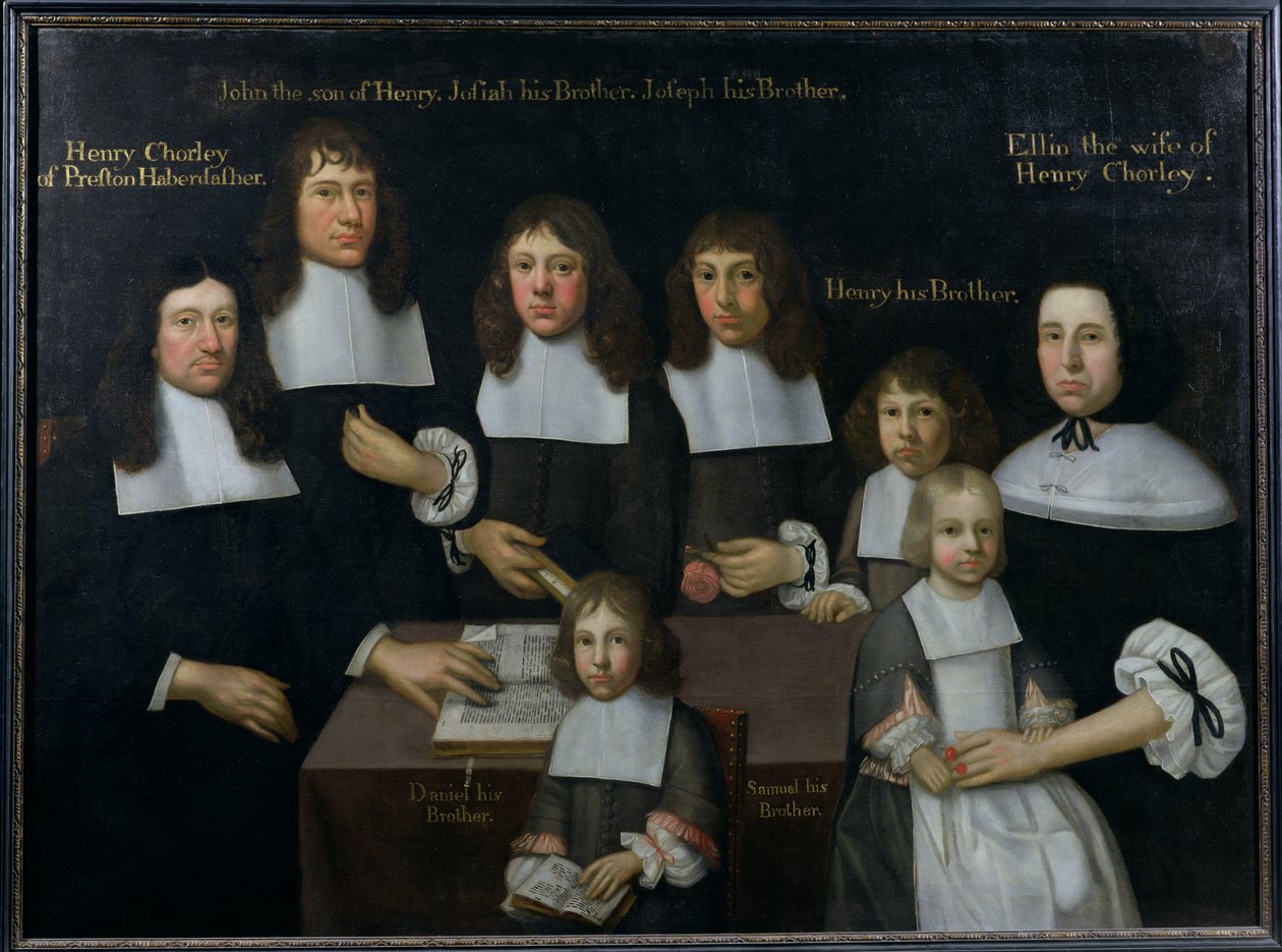 The Family of Henry Chorley, Haberdasher of Preston, c.1680 by English School