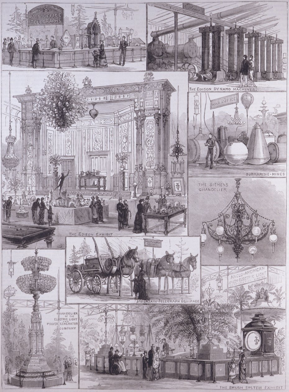 The International Electric Exhibition at the Crystal Palace, from 