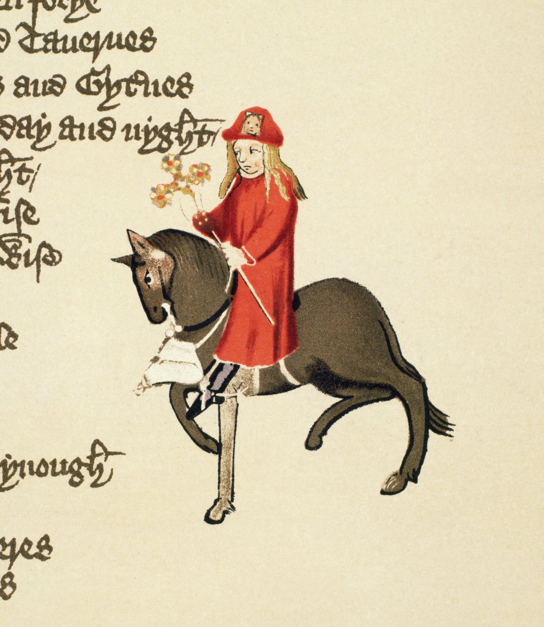 The Pardoner's Tale (detail) from The Canterbury Tales, by Geoffrey ...