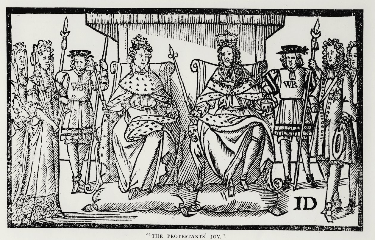 The Protestants' Joy, 18 April 1689 by English School