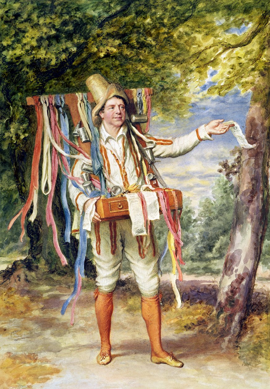 The Ribbon Seller by English School