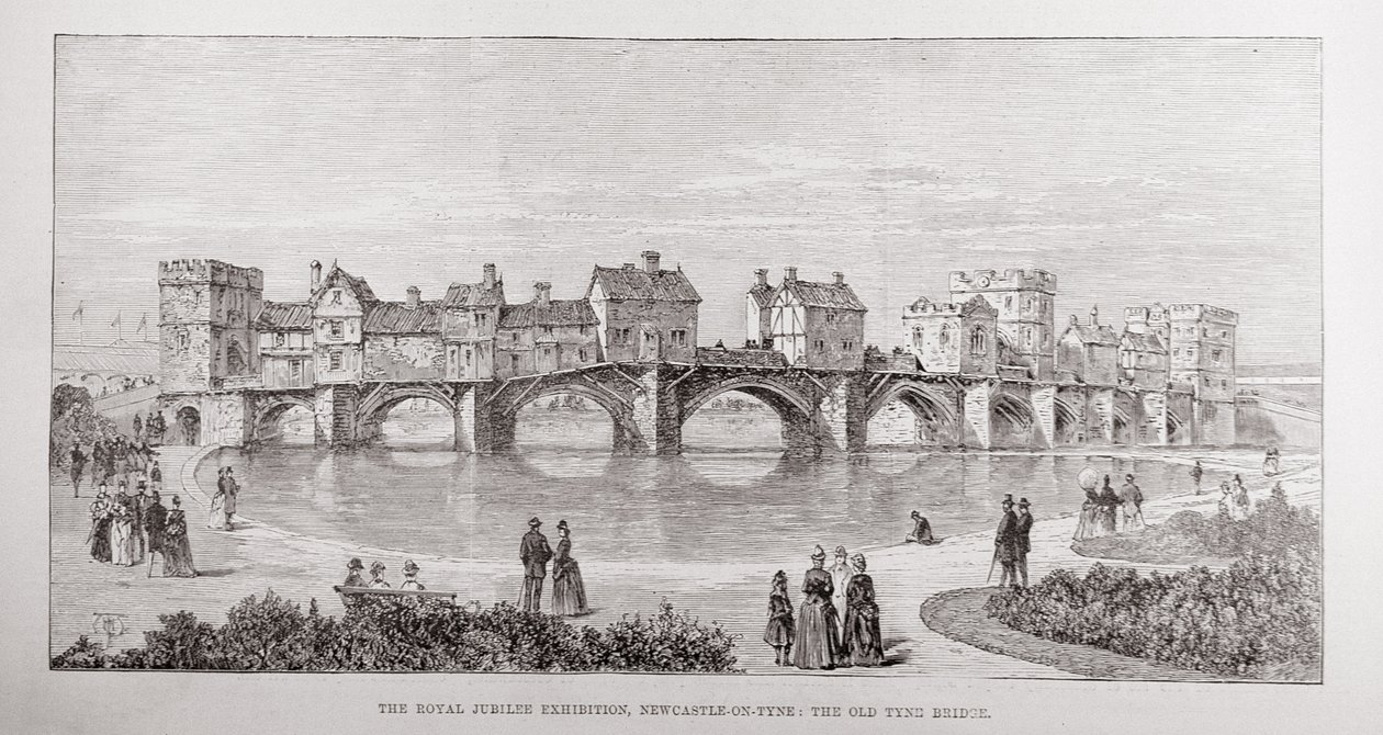 The Royal Jubilee Exhibition, Newcastle-on-Tyne: The Old Tyne Bridge, from 