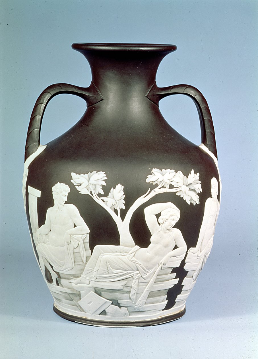 Wedgwood Stoneware copy of the Portland Vase, 1790 by English School