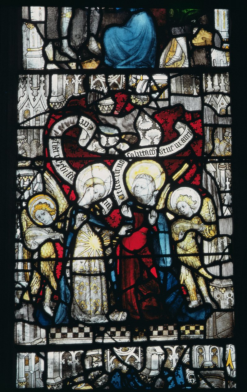 Window depicting the Visitation by English School