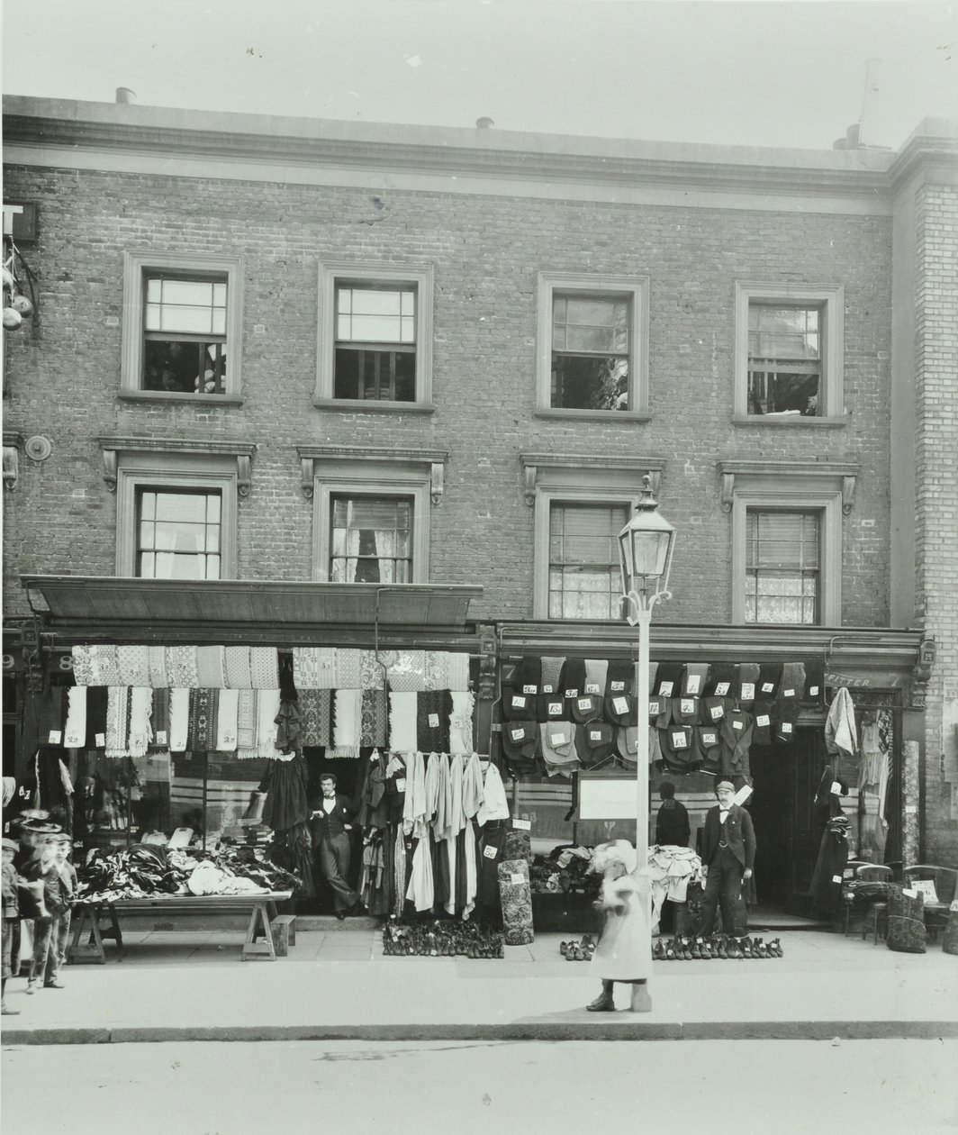 7-8 Gainsborough Road: front elevations, London, 1899 by English Photographer
