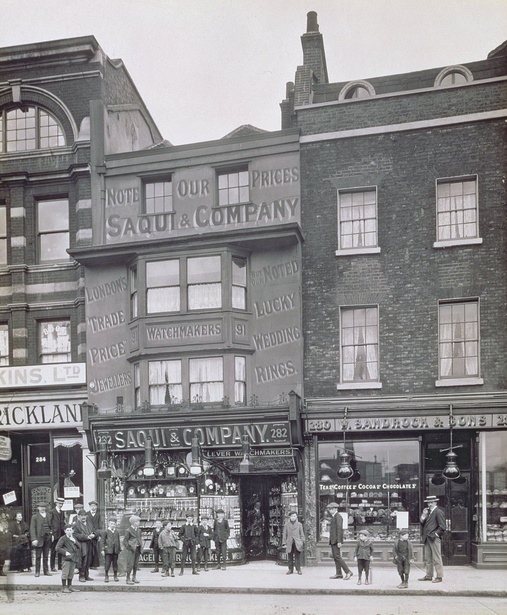 Bishopsgate, from Historic London Buildings by English Photographer