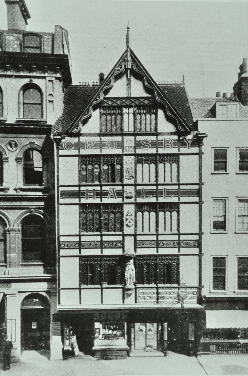 Crosby Hall, Bishopsgate, London, 1890 by English Photographer