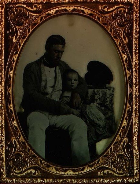 Father and Child by English Photographer