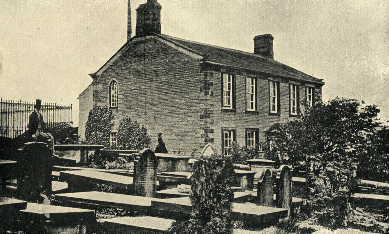 Haworth Parsonage, home to the Bronte family by English Photographer