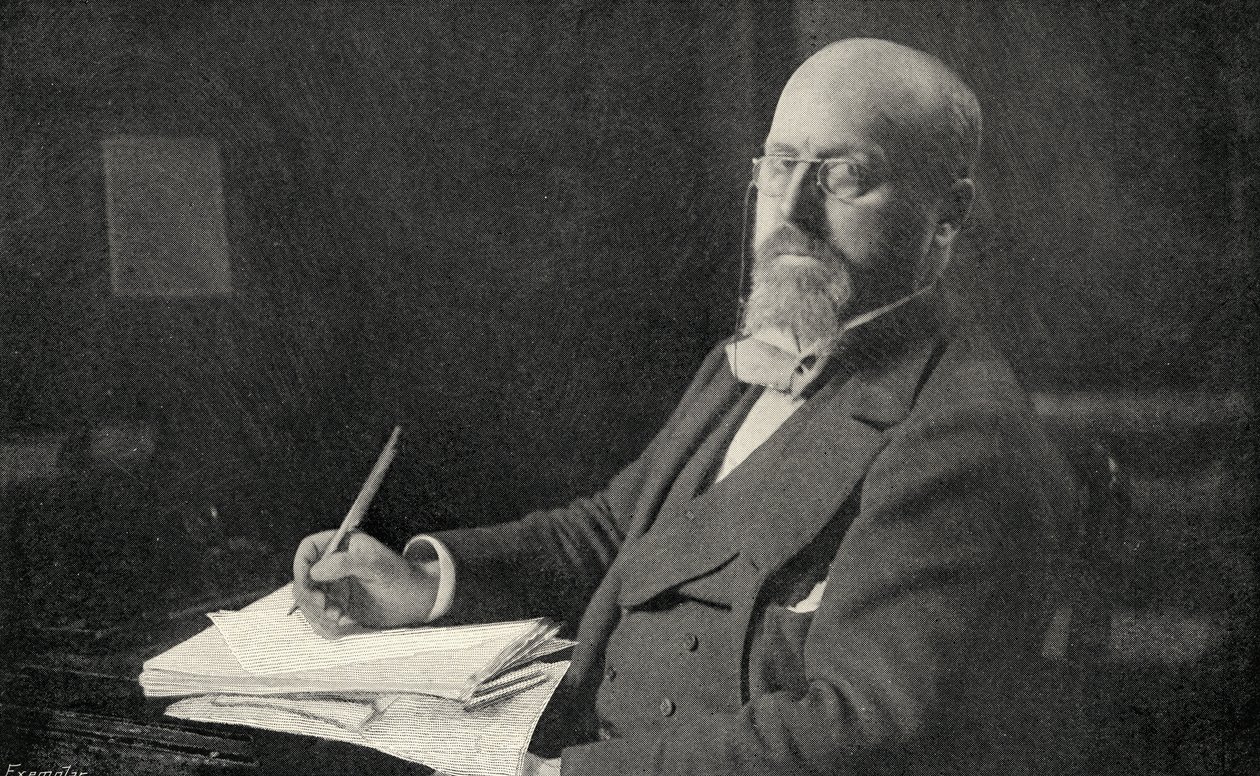 Henry James (1843-1916) in his study by English Photographer