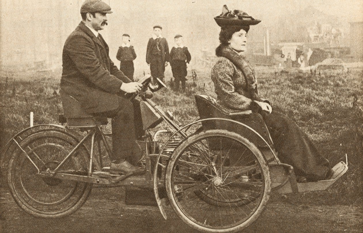 Motor tricycle combination by English Photographer