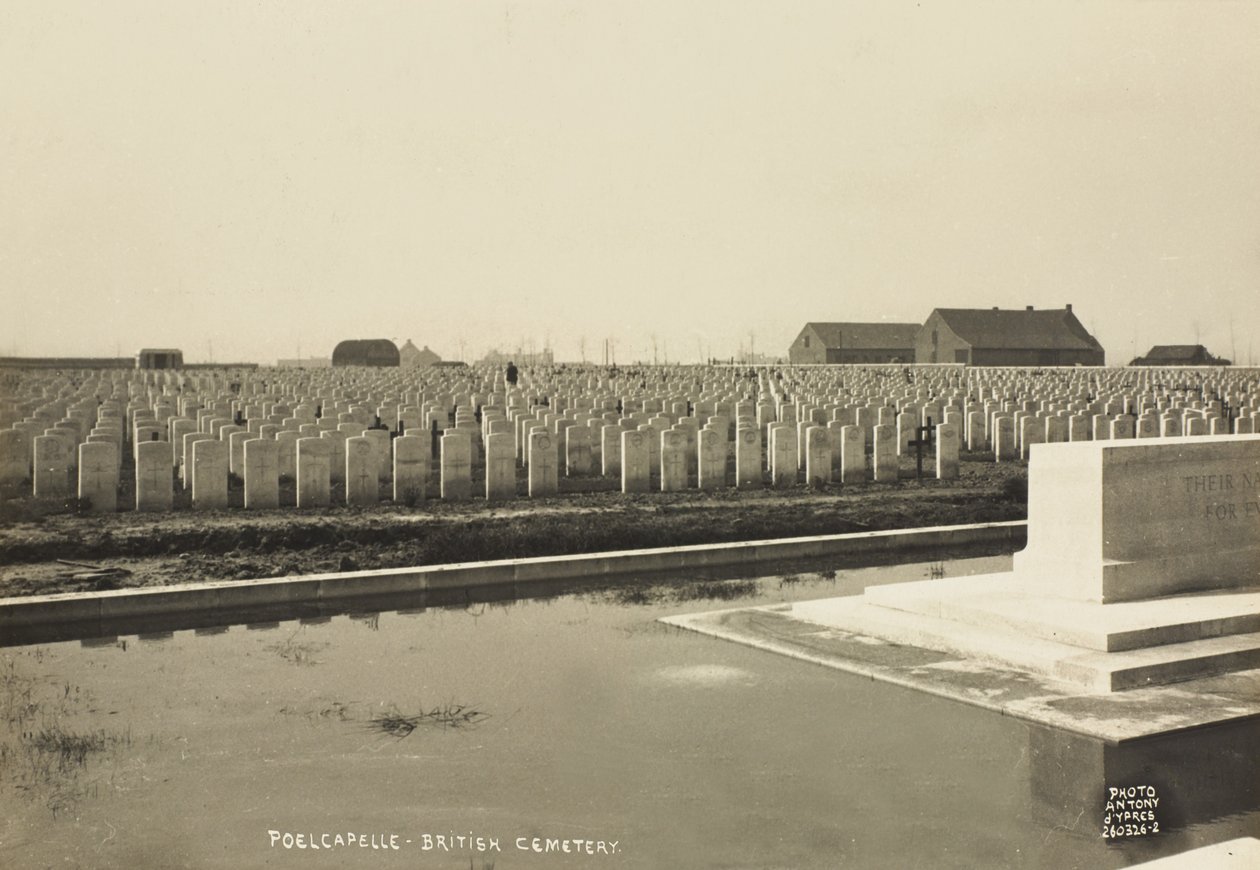 Poelcapelle British Cemetery by English Photographer