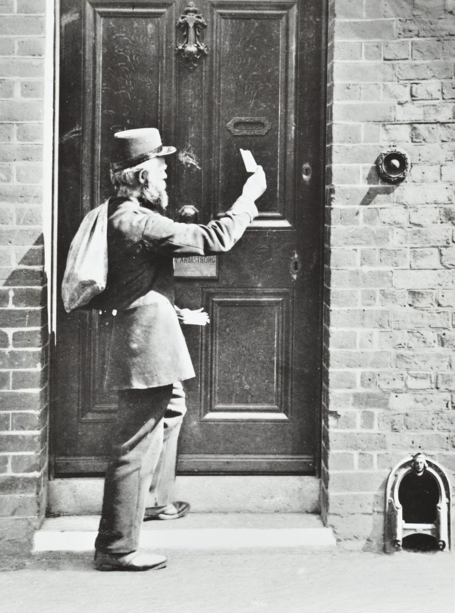 Postman in King William Walk, Greenwich, 1885 by English Photographer
