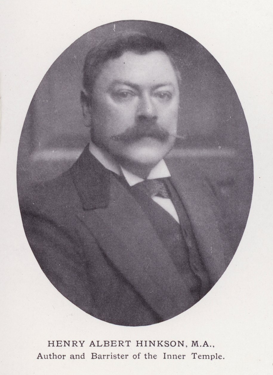 Prominent Men of London: Henry Albert Hinkson by English Photographer
