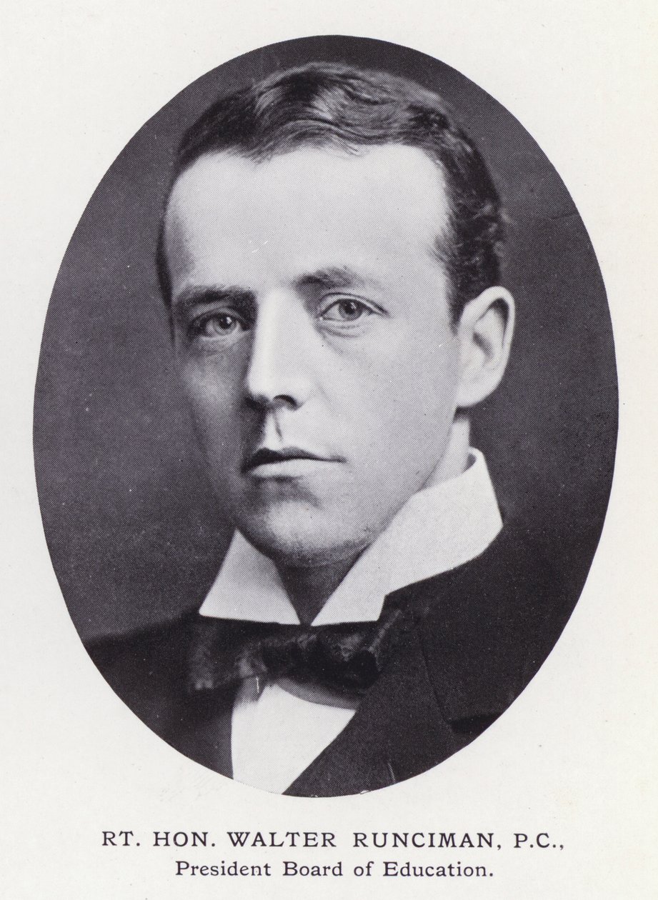 Prominent Men of London: Rt Hon Walter Runciman by English Photographer
