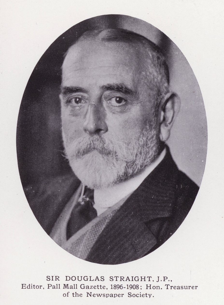 Prominent Men of London: Sir Douglas Straight by English Photographer