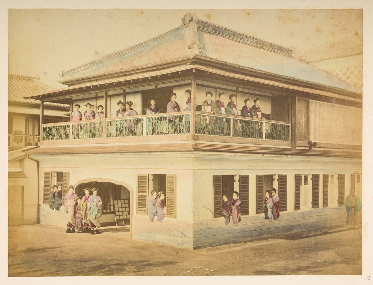 Prostitutes at the Shinpuro Brothel, Takashima-cho, Yokohama by English Photographer