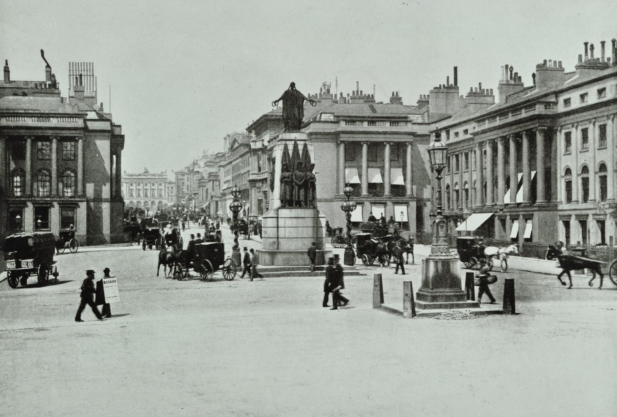 Regent Street, Westminster: Waterloo Place looking to Regent Street, 1896 by English Photographer