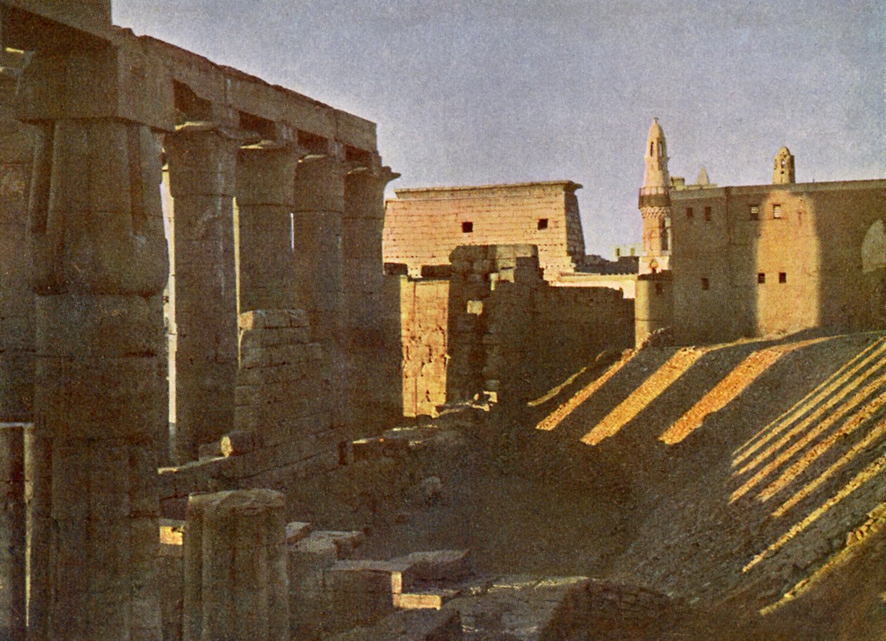 Temple of Luxor from the East Side by English Photographer