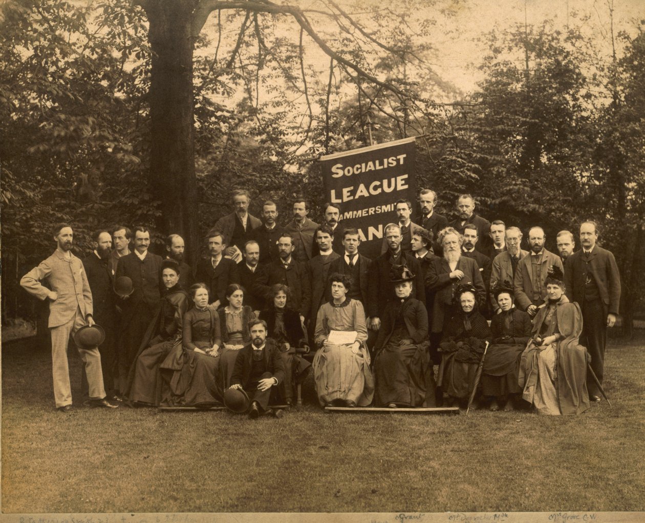 The Hammersmith Branch of the Socialist League by English Photographer