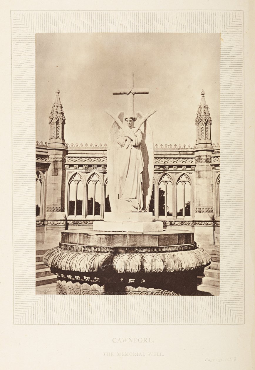 The Memorial Well, Cawnpore by English Photographer