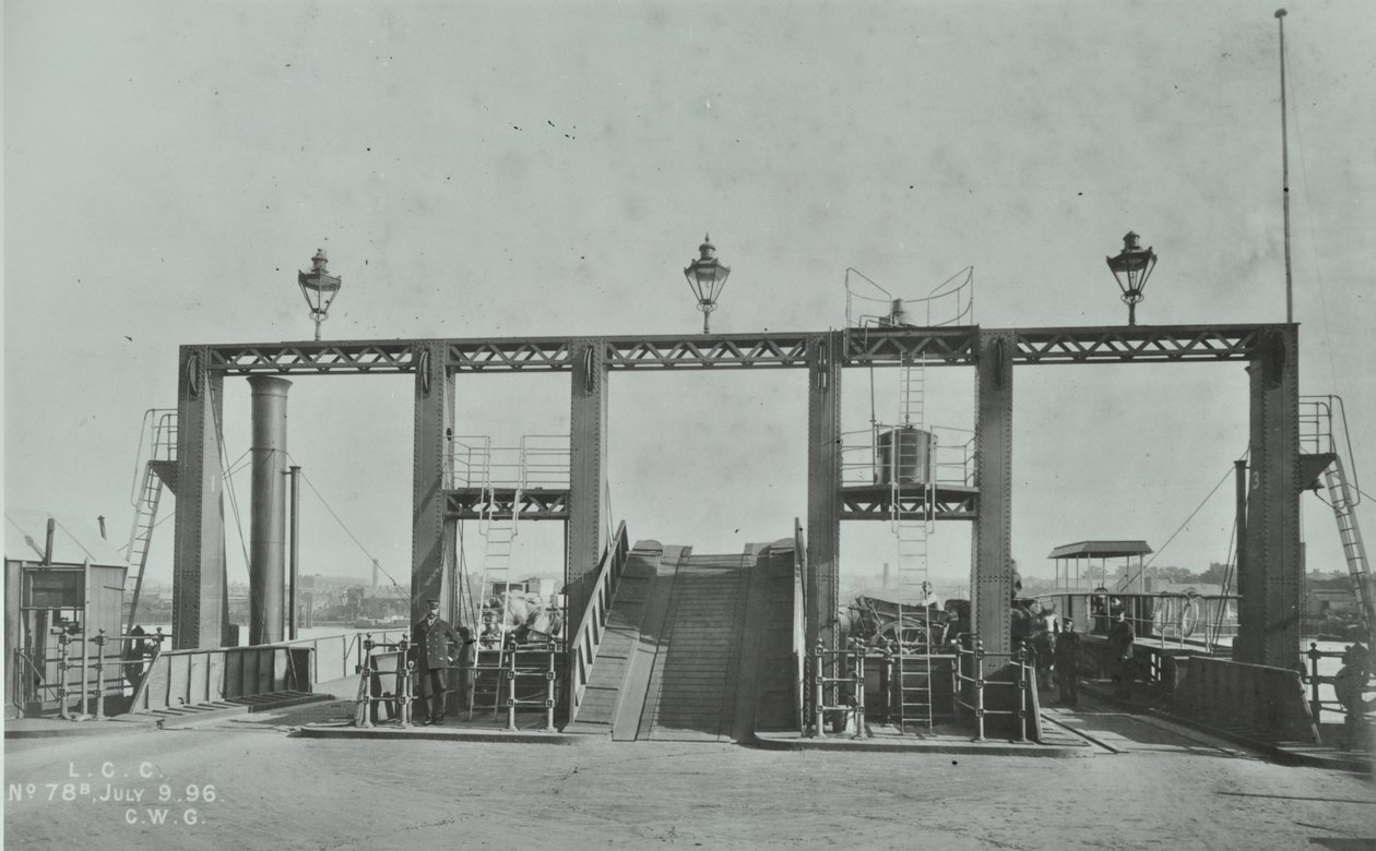 View of Woolwich Ferry, 1896 by English Photographer