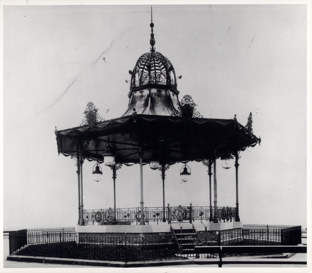 Ornamental Bandstand in East End Park, Leeds by English Photographer English Photographer