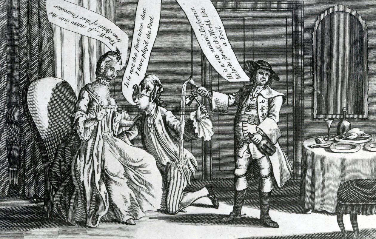 A Certain Personage in the Character of a Fool by English School