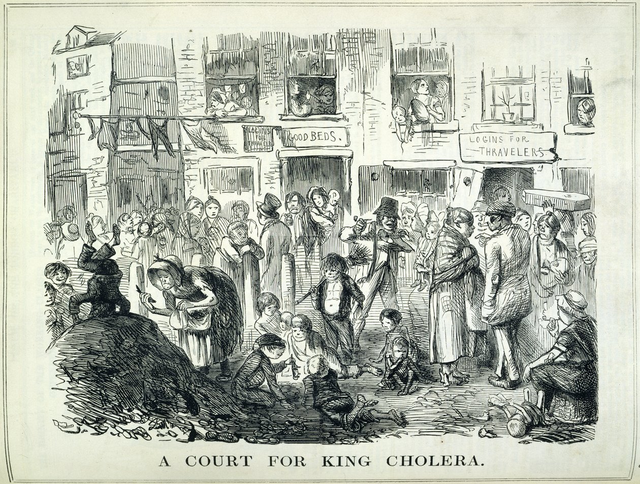 A Court for King Cholera, illustration from 
