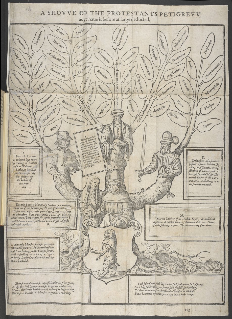 A Showe of the Protestants Petigrew, illustration from the 