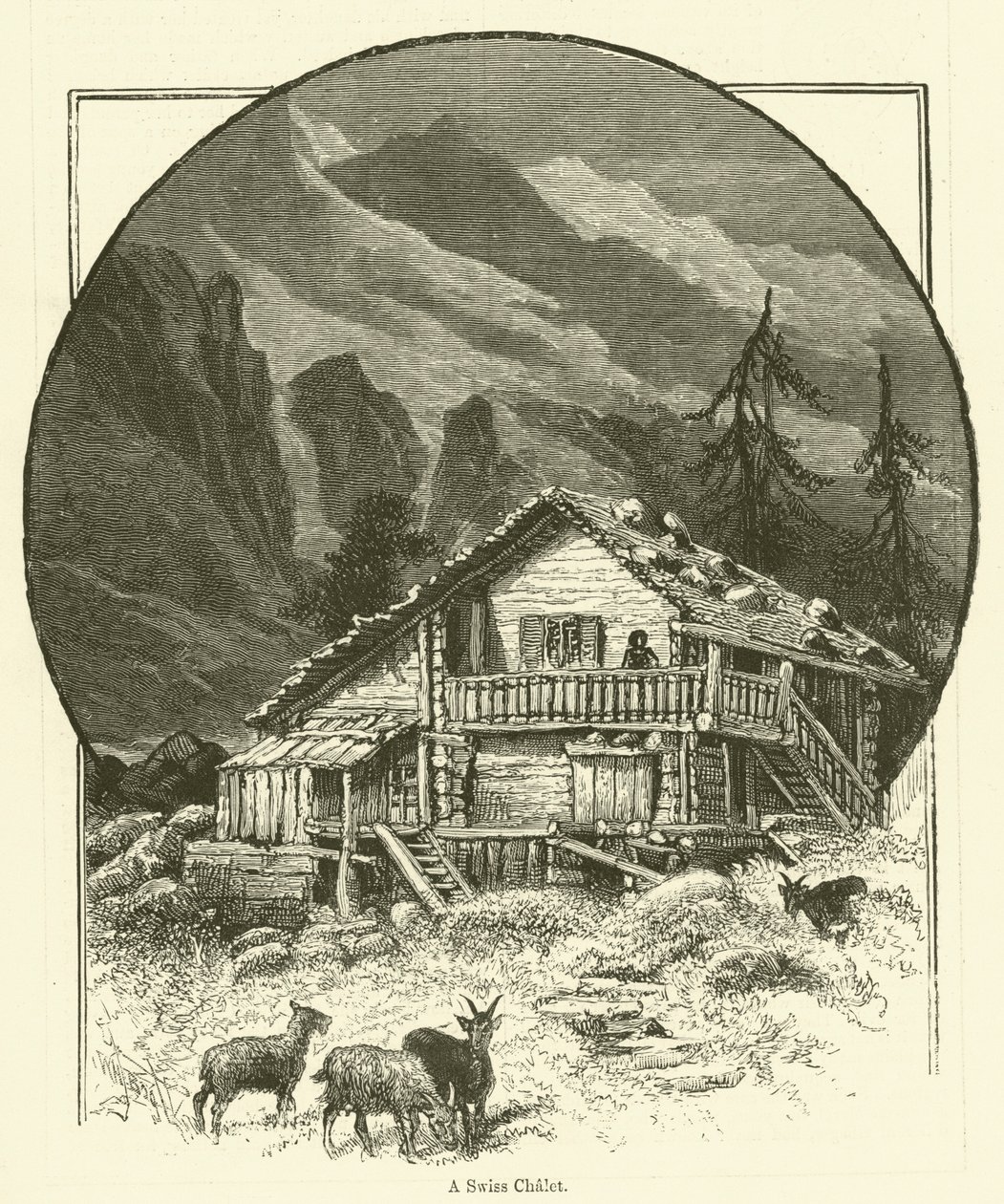 A Swiss Chalet by English School