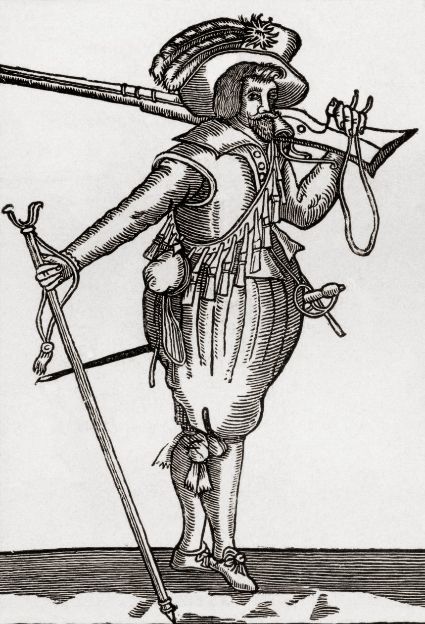 A Musketeer During the Reign of King James I, from 