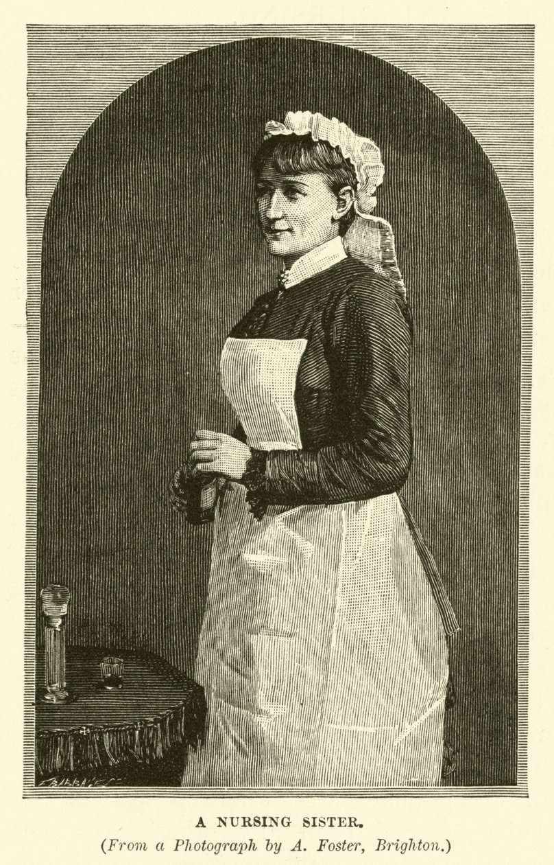 A Nursing Sister by English School
