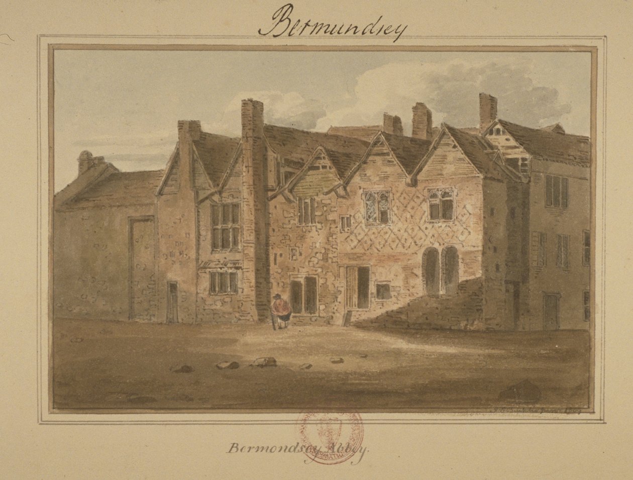 Abbey of St Saviour, Bermondsey, 1809 by English School